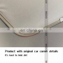 Two Parts UV Rays Protection Sunshade For Tesla Model Y 4PCS Roof Sunshade Curtain Material Buckle Mesh OEM Customized thumbnail-3