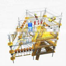 Popular Children Or Adult Outdoor And Indoor Adventure Obstacle Rope Course For Sale