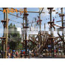 Team Building Adventure Climbing Ropes Course Outdoor Adult Obstacle Rope Course Equipment