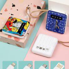 OEM Ready to Ship Portable Powerbank 10000mah Charger Fast Charging LED Display Mini Power Banks10000mAh Battery Case Best Gift thumbnail-4