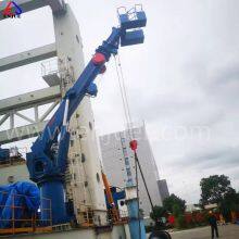 5t-16m Marine Jib Crane Telescopic Knuckle Boom Cranes Hydraulic Marine Deck Crane Telescopic thumbnail-4