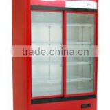 2 Glass Sliding Door Vertical Display Cooler-LC-1000 Lower Compressor thumbnail-2