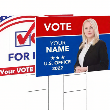 Affiches personnalisées en plastique ondulé pour la maison – Panneaux en plastique ondulé résistants aux intempéries de 4 mm, 18x24 thumbnail-2