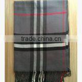 High Quality Fashionable Cotton Cashmere Imitation Tassel Scarf thumbnail-6