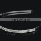 Elegant Fashion Three Layers Shiny Diamond Metal Hairband Headband thumbnail-4