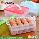 2 Layers Plastic Egg Storage Box Egg Tray Egg Storage Container thumbnail-3
