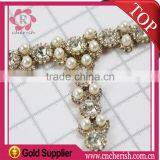 Hot Sale Ren Qing Jewelry Factory Fashion Pearl Crystal Shoes Women Sandal For Women Shoe Bridal Accessories thumbnail-2