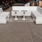 Pure White Fabric Sectional Sofa Set XYN430 thumbnail-1