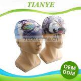 Fashionable Quality Adult / Kid Sizes Customized Logo Printed Waterproof Silicone Swimming Cap 100% thumbnail-3