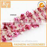 Adorable Style Pink Color Lace Trim for Young Lady Dress thumbnail-1