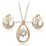 Big Fashion Jewelry Set Wholesale Indian Bridal Necklace and Earring Set