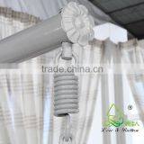 New Trendy Indoor Outdoor Bedroom Balcony Resin Plastic PVC PE Rattan Wicker Single Seat Swing Chair thumbnail-5