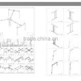 20146 Hot Sale Steel Leg, Modern Office Table Leg
