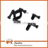3-way Adjustable Pivot Arm Motorbike Roll Bar Mount for GoPro Hero 4/3+/3 thumbnail-1