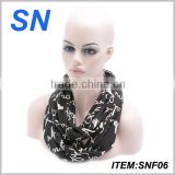 English letter infinity scarf winter for ladies