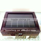 Customized High Gloss Wooden Watch Box for 10 Watches