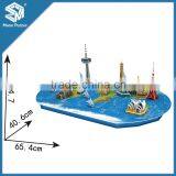 Educational Cardboard World Map 3d Paper Puzzle thumbnail-1