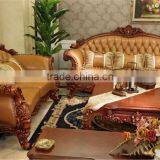 Sofa Material Leather Sofa Chesterfield Household Furniture thumbnail-5