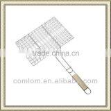 Barbecue Grill Netting With Wooden Handle thumbnail-1