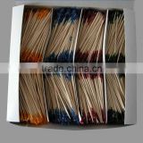 100mm wooden frill toothpicks with 1000pcs
