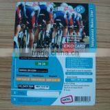 CR80 ISO Plastic Scratch Code Recharge Card With Pin Code