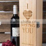 Classy Wine Wooden Packaging Boxes Canton Fair 2015