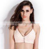 Women's Padded Maternity Underwire Nursing Bra With Front Buckle