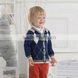 DB1189 dave bella 2014 autumn toddlers sweater infant clothes children cardigan kids children sweater clothes baby cardigan boy