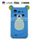 Hot Sale !factory Price Customized Professional Bear Shape Silicone Cellphone Case