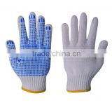 China Famous brand 7G PVC dotted cotton gloves