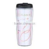 2012 Hot-sale Double Layer Plastic Promotion Mug 350ml thumbnail-1