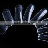 100 Pcs a Box Half Cover Nail Tips Clear French Acrylic Artificial False Nails Tips Nail thumbnail-5