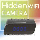Vitevision Night Vision wifi wireless Table Alarm Clock hidden camera with voice recorder