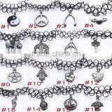 2015 Hot Plastic Elastic Tattoo Choker Necklace thumbnail-2