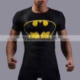 Summer Style Men Marvel Superhero/bat-man Compression t Shirt Superman Gym Men Fitness Sport Workout Crossfit Clothes Shirt thumbnail-2