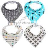 New Design Fashion Manufacturer Cotton Baby Bandana Bibs Baby Bib thumbnail-2