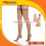 Medical Compression Stocking--- A6-003 Classic Thigh High Close Toes w/ Silicone Band