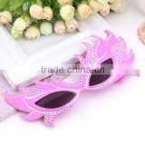 Beautiful pink lady's glasses ,fancy party glasses