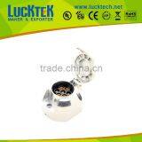 7 Pin Large Round Metal Trailer Female Socket for Caravans, Trailers