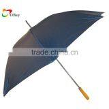 Navy 8 Ribs Single Canopy Windproof Manual Open Golf Umbrella thumbnail-1