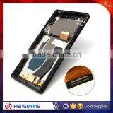 Hot Sale Best Quality LCD Touch Screen Digitizer Assembly & Front Frame Replacement for Sony L36H thumbnail-1