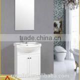 RA040 Modern White MDF Bathroom Cabinet With Ceramic Basin thumbnail-1