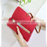 Hot Product Branded Best Quality Universal Felt Purple Pencil Case thumbnail-3