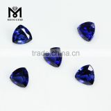 11x11mm Trillion Cut Ruby Sapphire Bule Loose Synthetic Corundum Stone