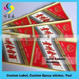 Self adhesive drink water pvc plastic bottle labels sticker maker and mineral water bottle printing label