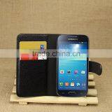 Hot Selling Ultra Thin Lichee PU Leather Case Wallet Folio Flip Cover for Samsung GALAXY S4 Mini I9190 thumbnail-3
