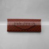 Braided PU Leather Hand Made Aluminum Reading Glasses Case