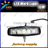 Auto 15w 10-30v Dc Ip67 Epistar Led Work Light Car Led Work Light Flood/spot 15w Led Work Light