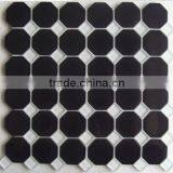 Black and White Crystal Glass Mosaic Wall Tile (PMGA016)