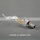 2015 New Style Antique LED Filament C35 Full Glass Flame Lamp L4W E12 110V Dimmable thumbnail-5